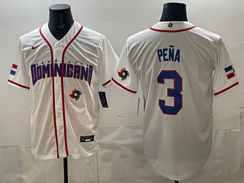 Men 2026 World cup white MLB Nike jersey 0070